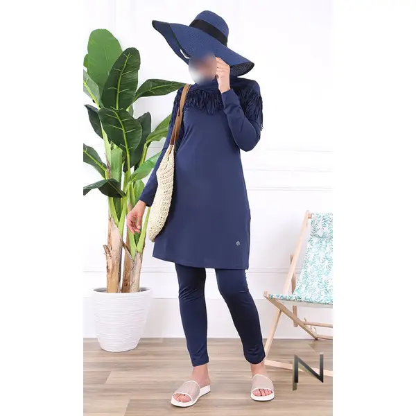 Burkini turban BK100 à franges