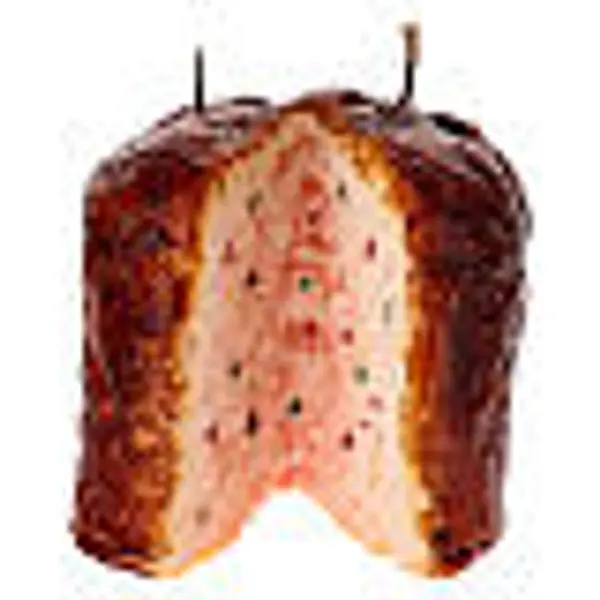Bougie de Noël en forme de panettone 13 cm Cereria Di Giorgio faite à la main