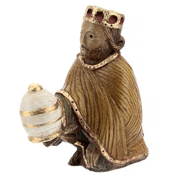 Roi Mage persan Crèche d'Auntun couleur polychrome Bethléem