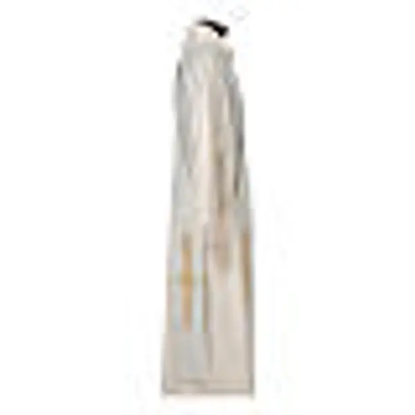Etole diaconale double face croix polyester blanc-vert
