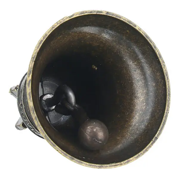 Cloche métal bruni Saint Antoine de Padoue 5x7 cm