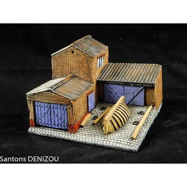 Chantier Naval pour puces en plâtre