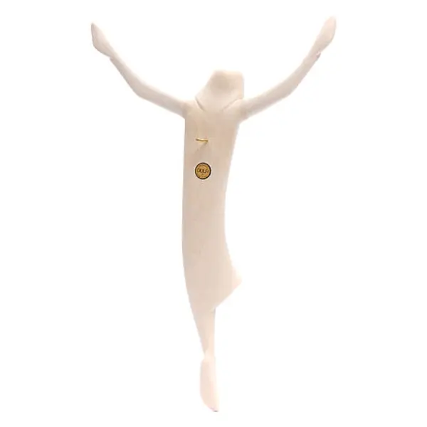 Corps du Christ moderne bois d'érable au naturel