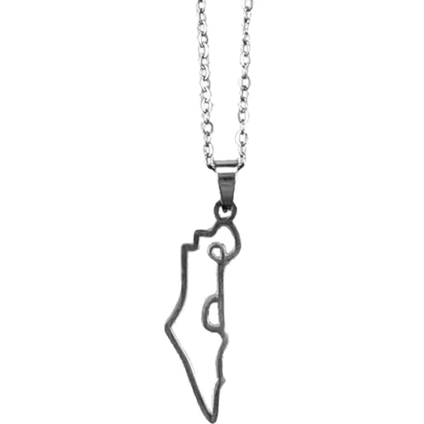 Collier Carte d'Israël