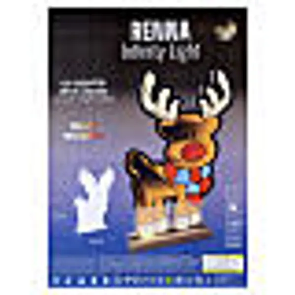 Renne 60 cm Infinity Light 345 LEDs avec base de support 60x45 cm