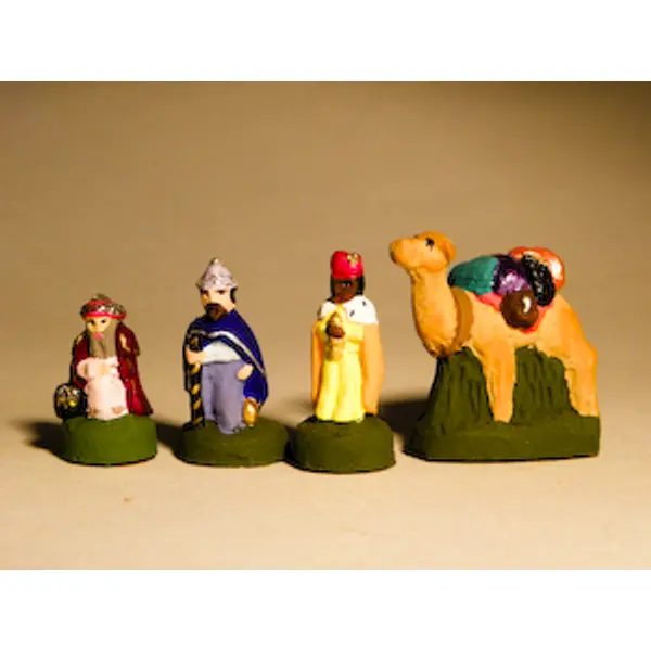 Trois Rois Mages et leur dromadaire Puce