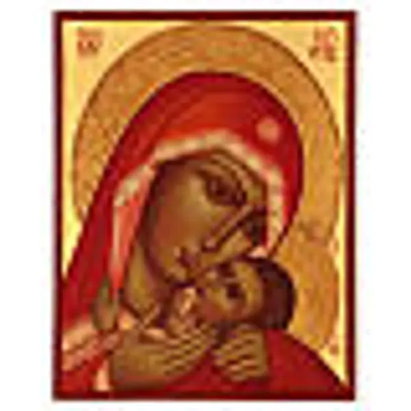 Vierge de Korsun 14x10 cm Russie peinte