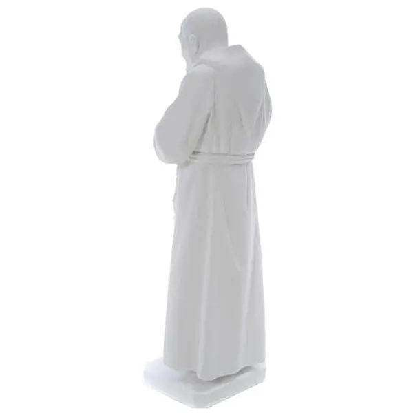 Saint Pio poudre de marbre extérieur 60 cm