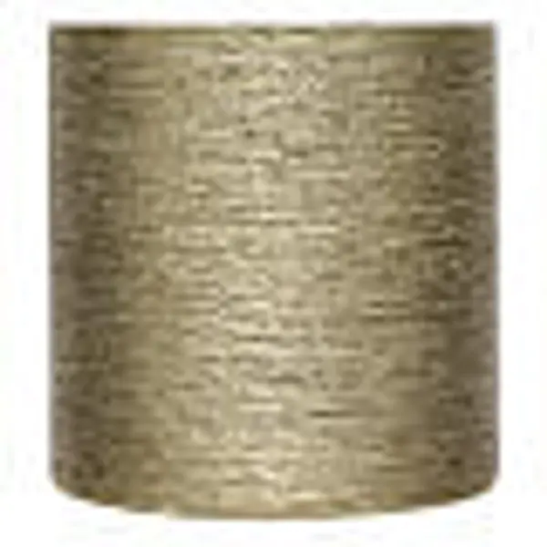 Bougies de Noël dorées effet satiné 4 pcs 130x70 mm